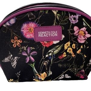 Kenneth Cole Reaction Make-Up/Travel Bag (Floral/Butterflies).